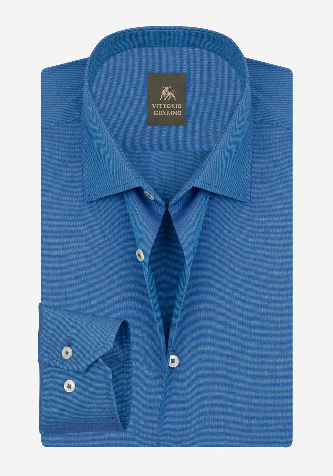 Deep Blue Poplin Shirt