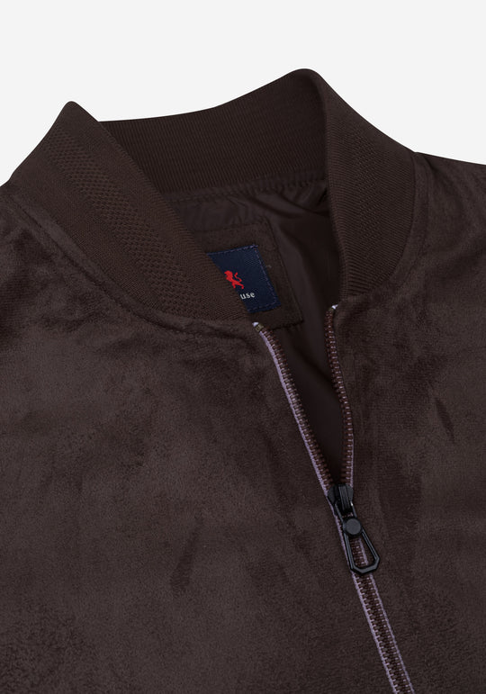 Espresso Brown Suede Jacket