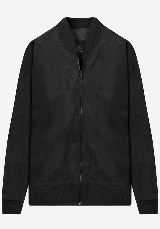 Dim Black Suede Jacket