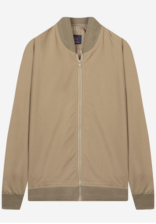 Sand Beige Suede Jacket