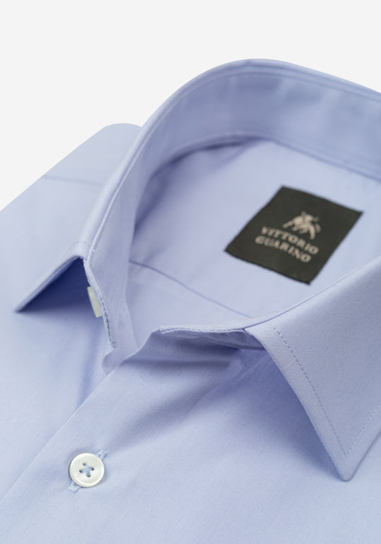 Pastel Blue Poplin Shirt