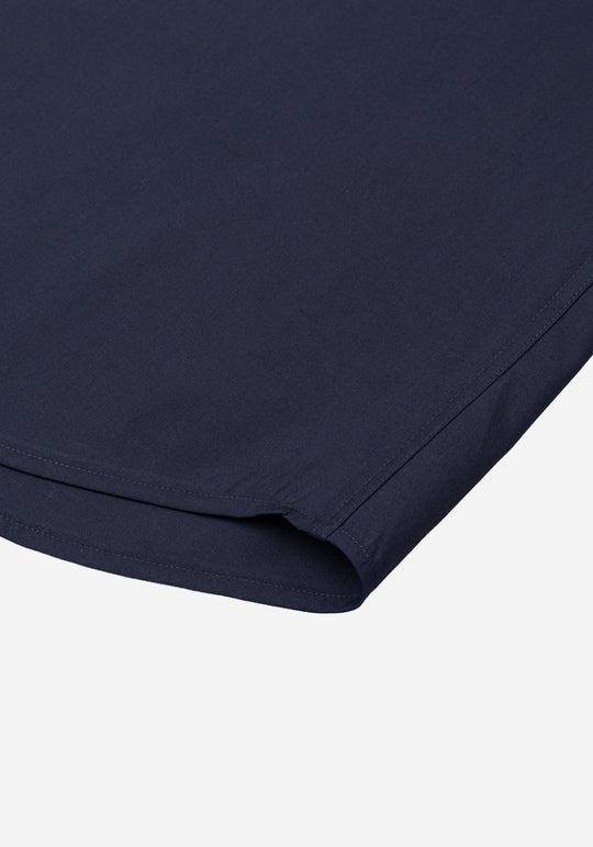 Dark Navy Poplin Shirt