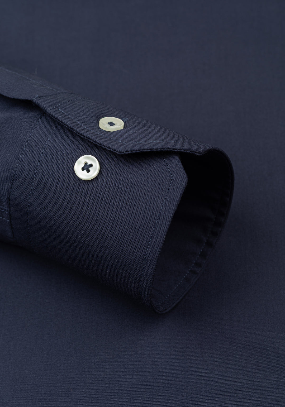 Dark Navy Poplin Shirt