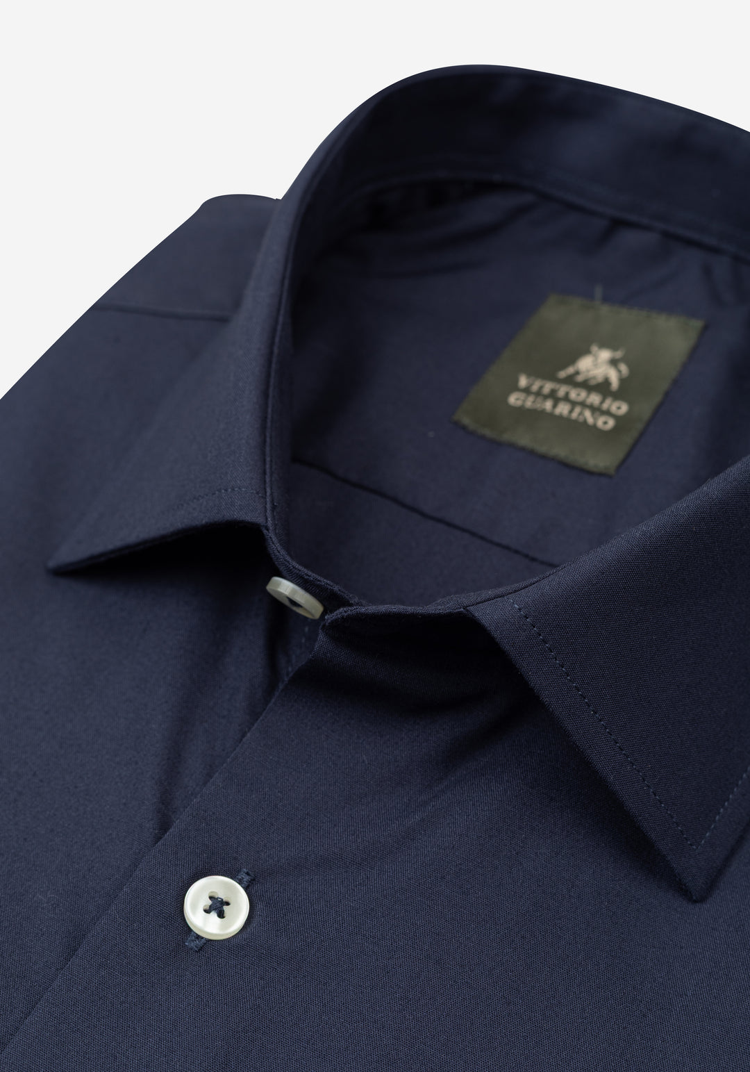 Dark Navy Poplin Shirt