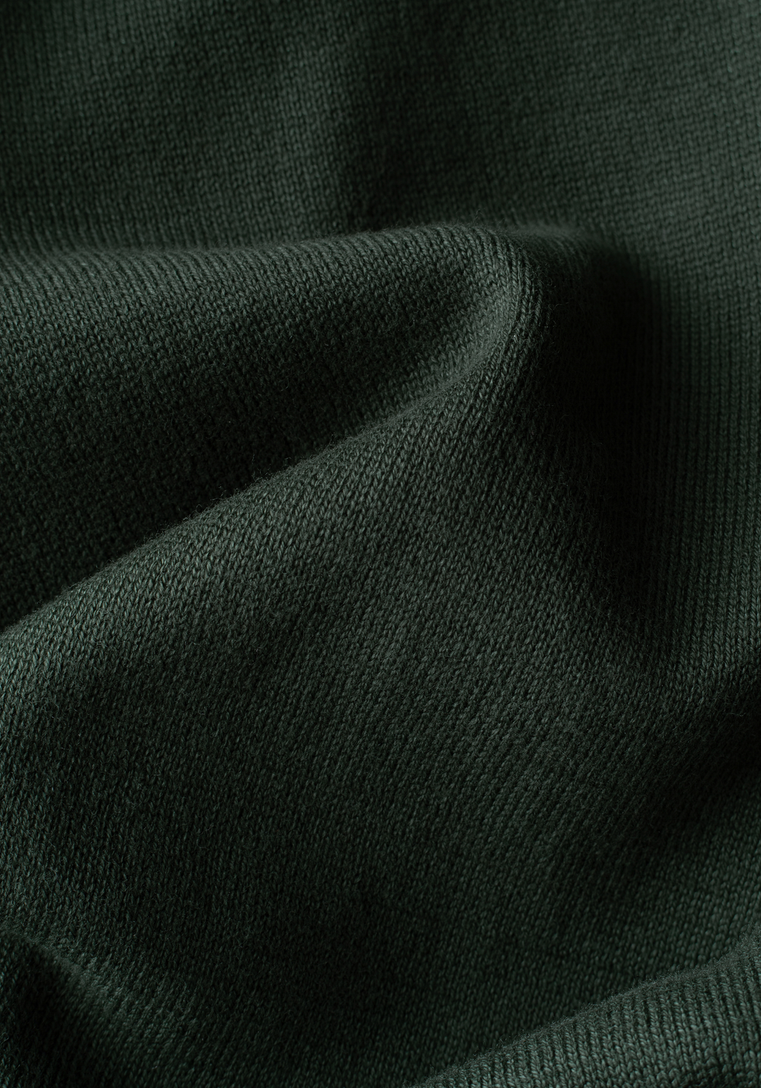 Deep Olive Cotton Pullover