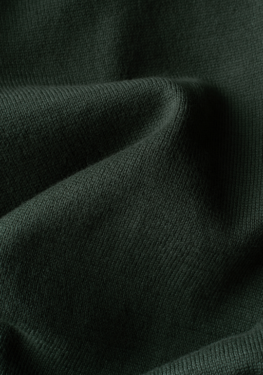 Deep Olive Cotton Pullover