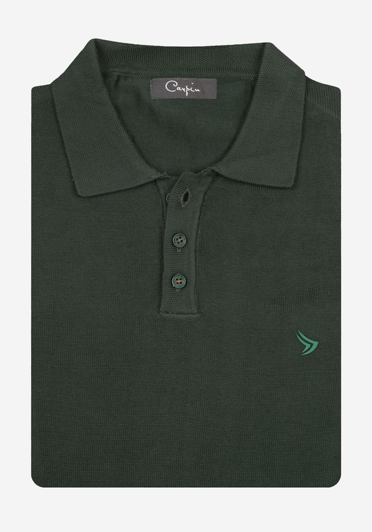 Deep Olive Cotton Pullover