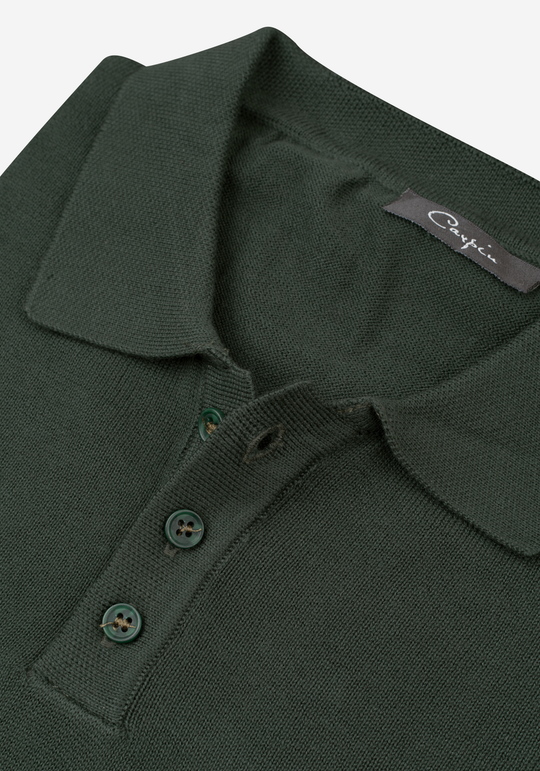 Deep Olive Cotton Pullover