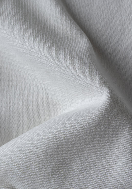 Angel White Cotton V-Pullover