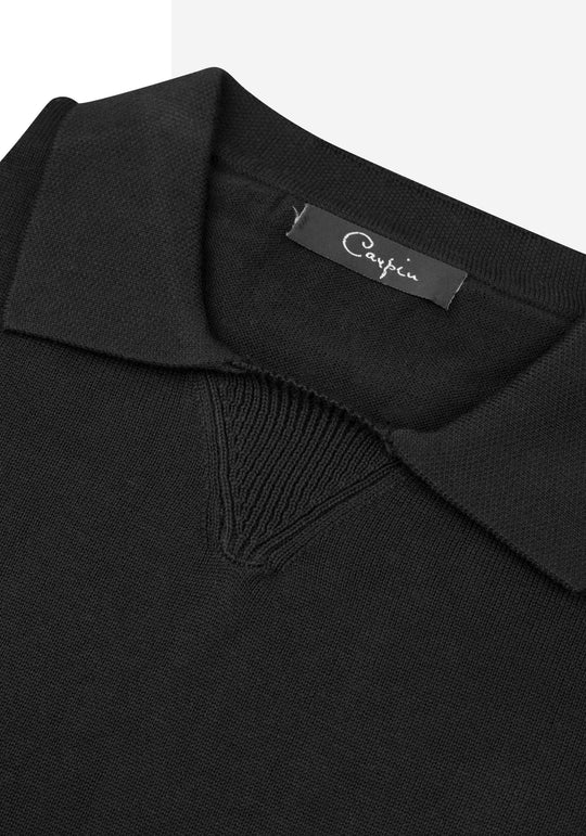 Smoke Black Cotton Pullover