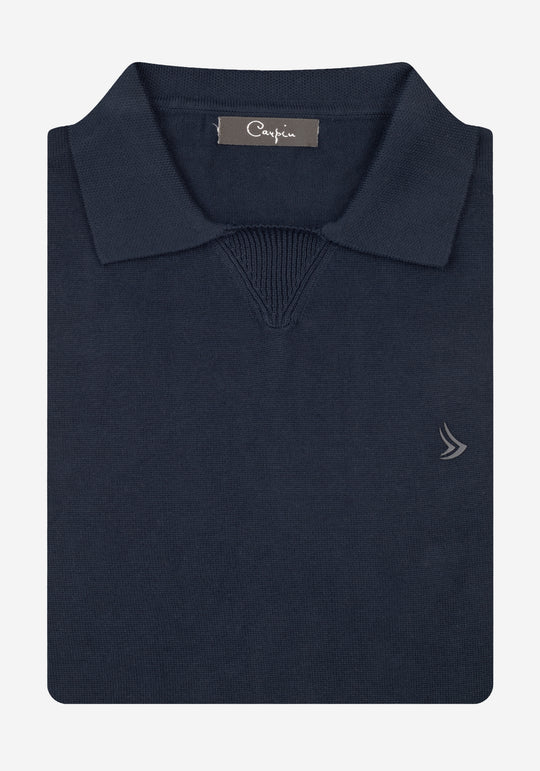 Storm Navy Cotton Pullover