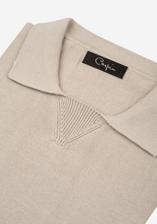 Beige Nova Cotton Pullover