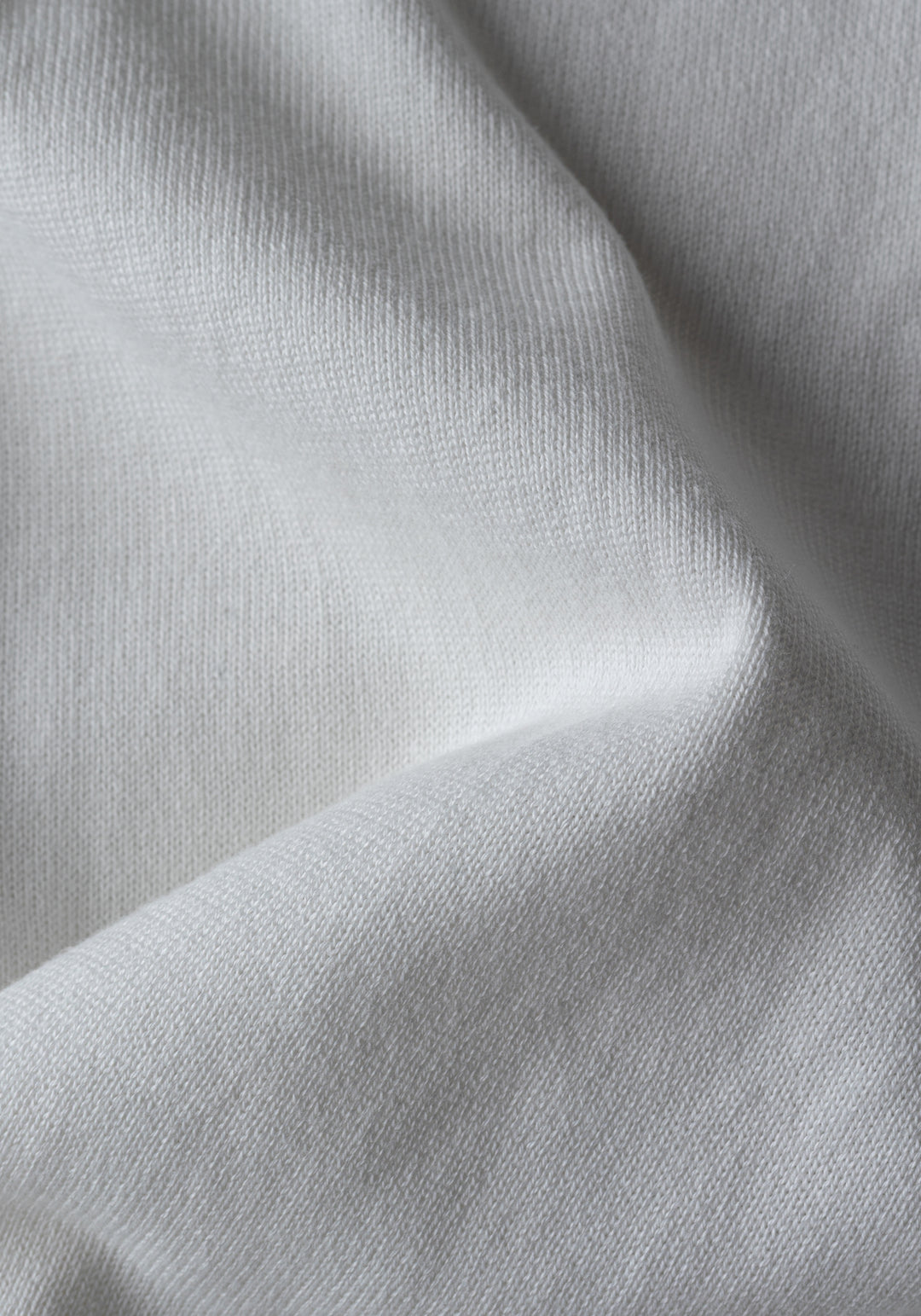 Moonlight White Cotton Pullover