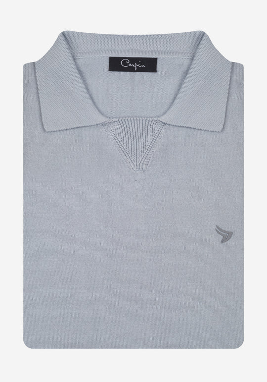Lunar Gray Cotton Pullover