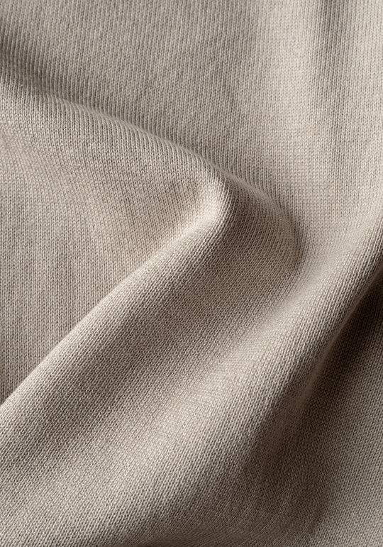 Honey Haze Beige Quarter-Zip Pullover