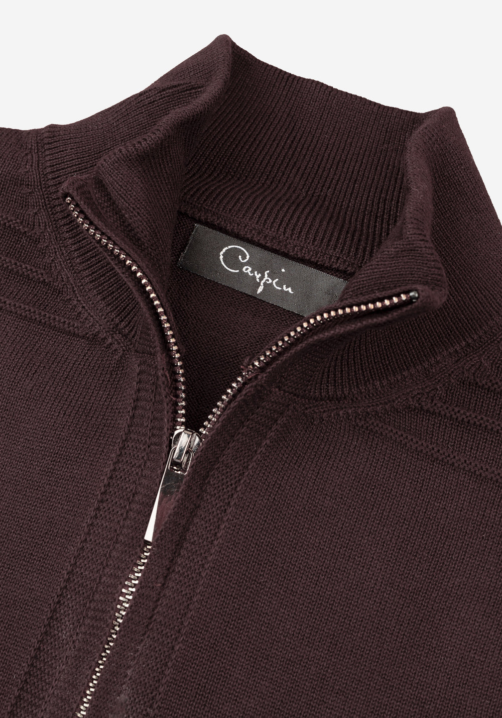 Velvet Night Burgundy Quarter-Zip Pullover