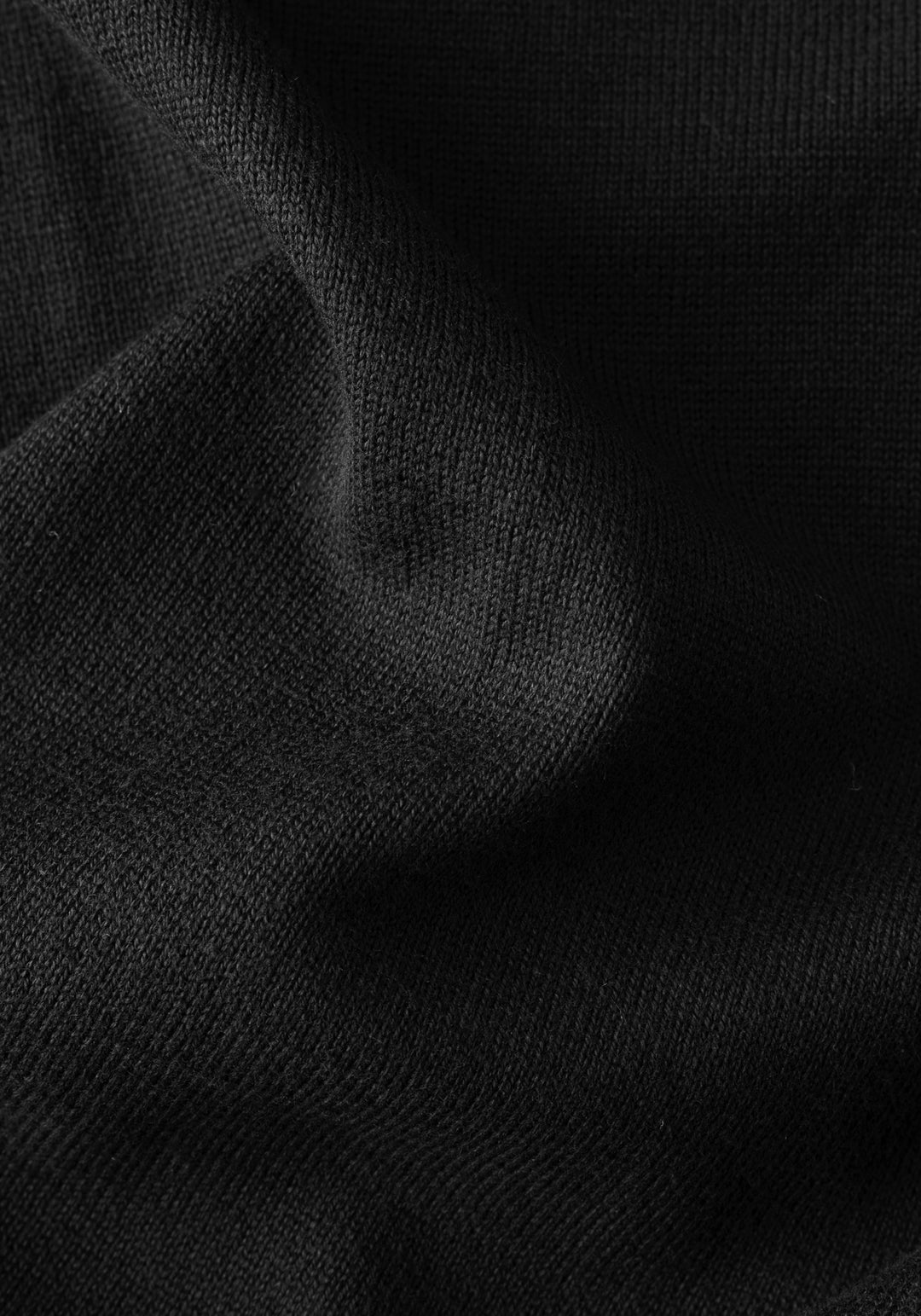 Nocturne Black Cotton Pullover