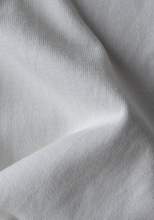 Dawn White Cotton Pullover