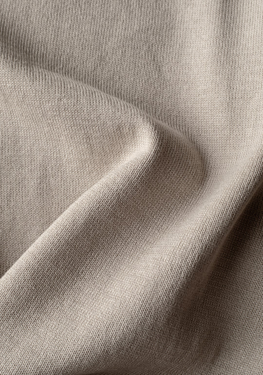 Powder Nude Cotton Pullover