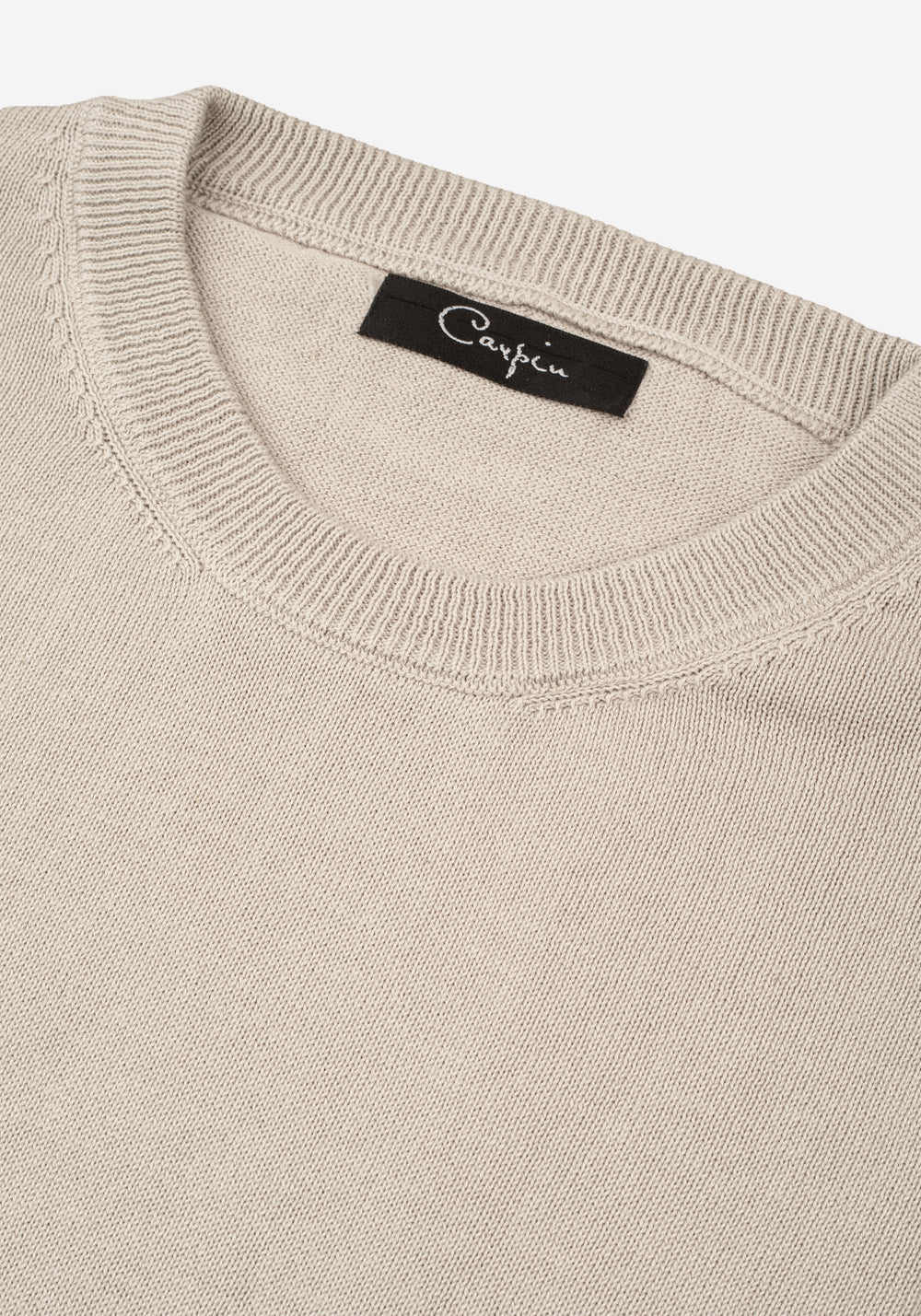 Powder Nude Cotton Pullover