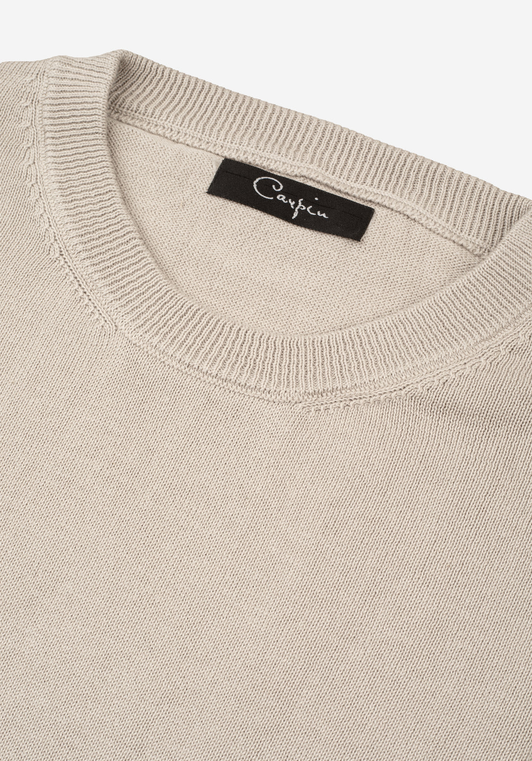 Powder Nude Cotton Pullover