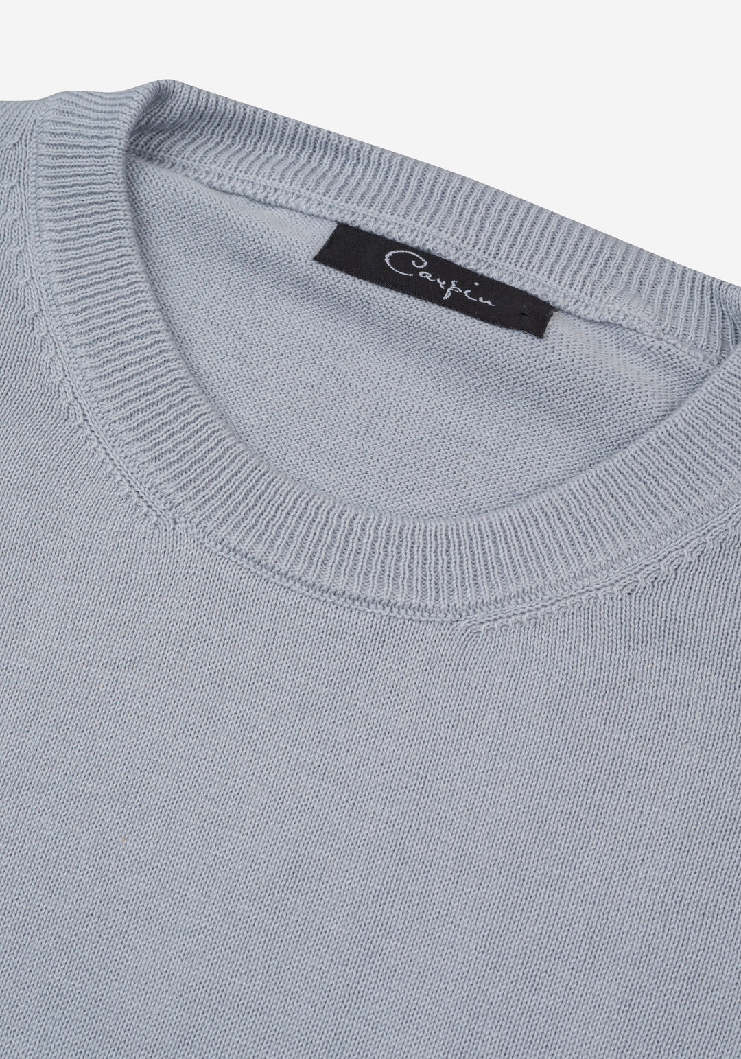 Stone Dusk Gray Cotton Pullover