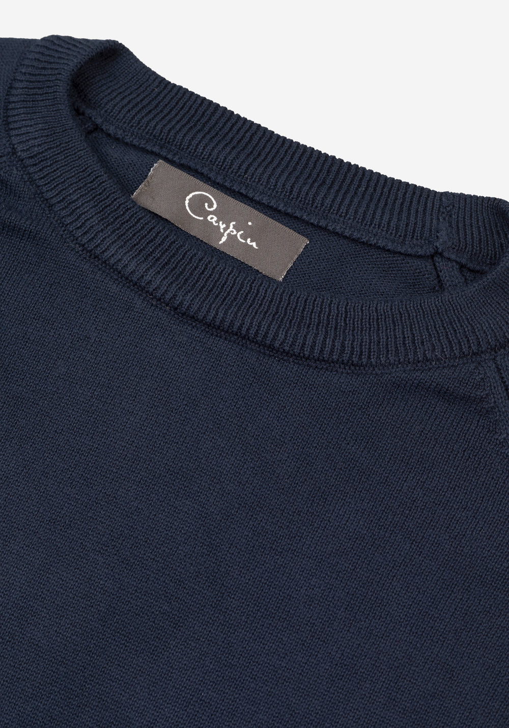 Sea Dusk Navy Cotton Pullover