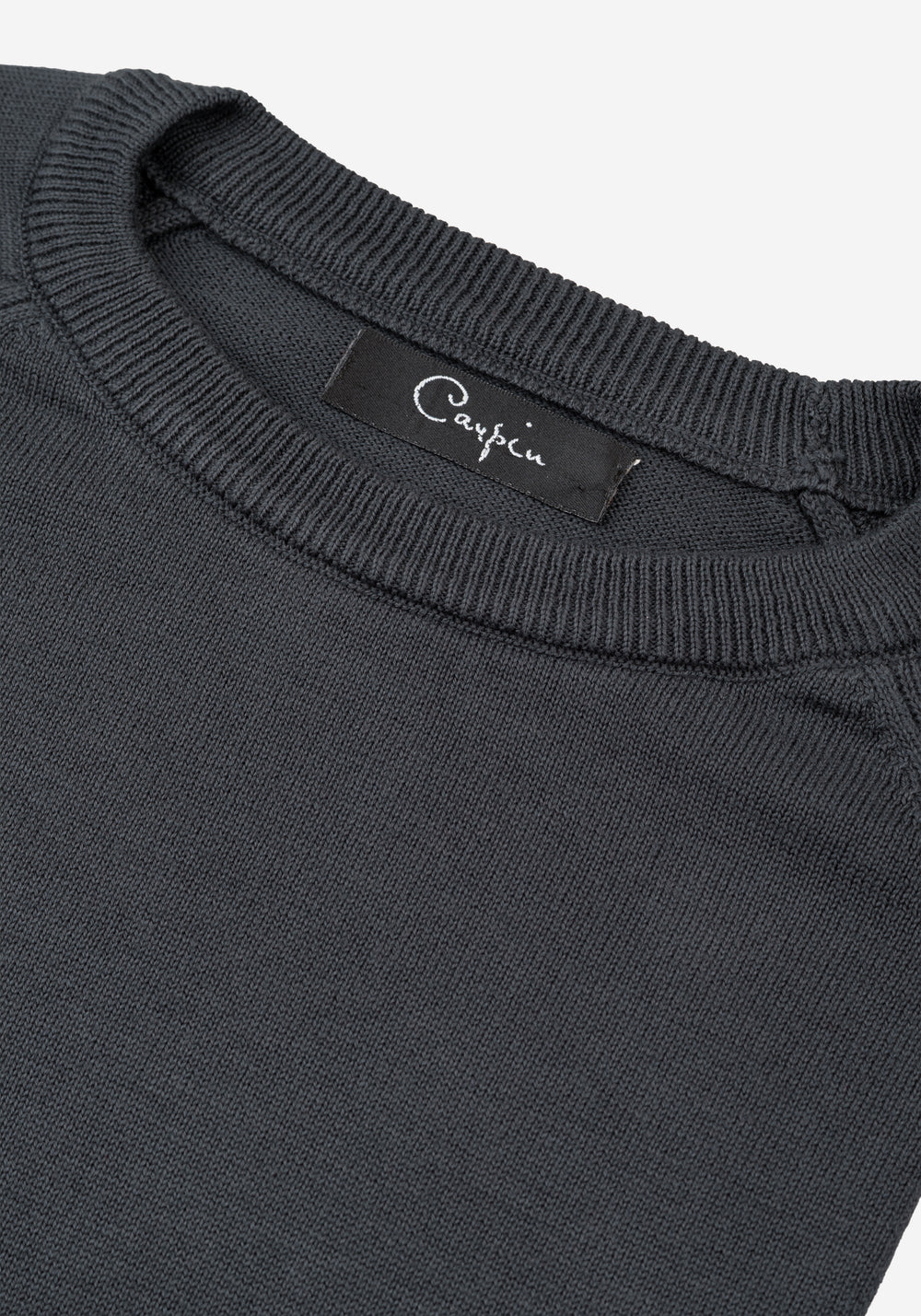 Stone Night Dark Gray Cotton Pullover