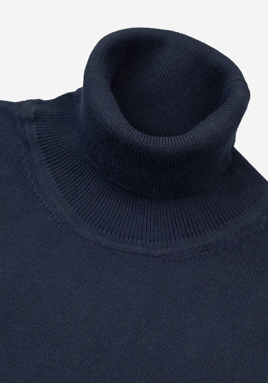 Night Current Navy Turtle Neck Pullover