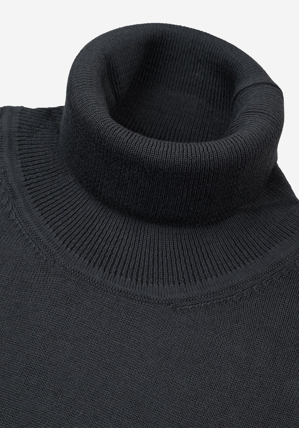 Midnight Haze Dark Gray Turtle Neck Pullover