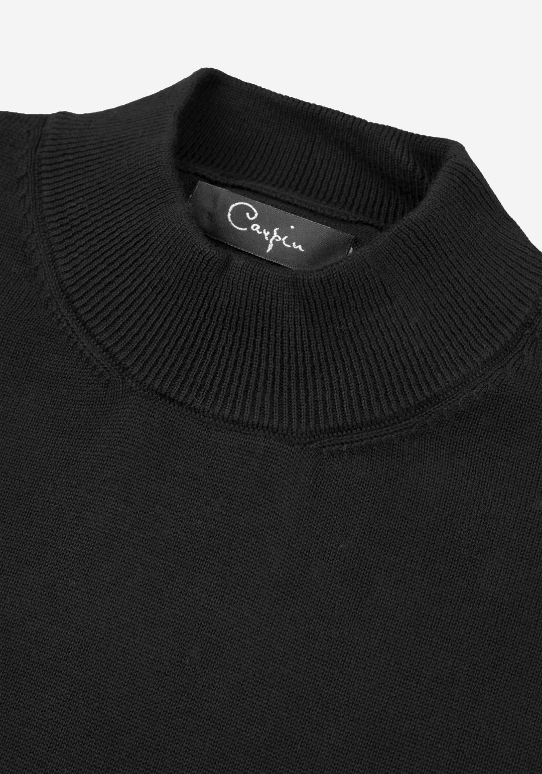 Eclipse Shadow Black Turtle Neck Pullover