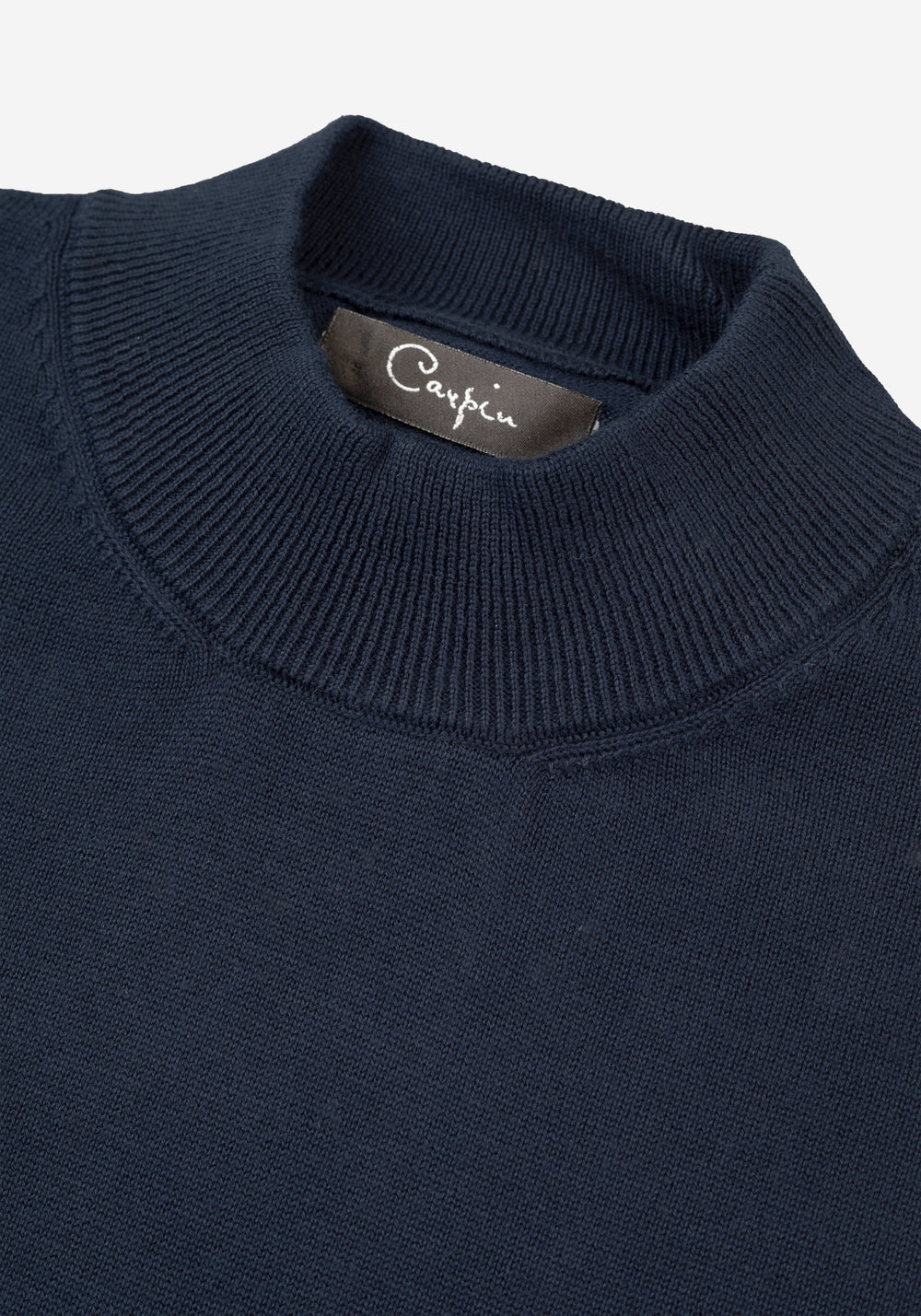 Ocean Dusk Navy Turtle Neck Pullover