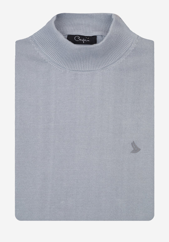 Stone Ink Dark Gray Turtle Neck Pullover