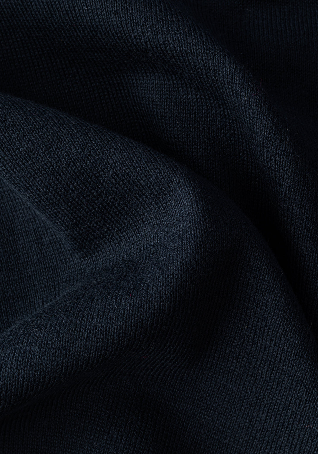 Dawn Navy Knitted Polo Shirt