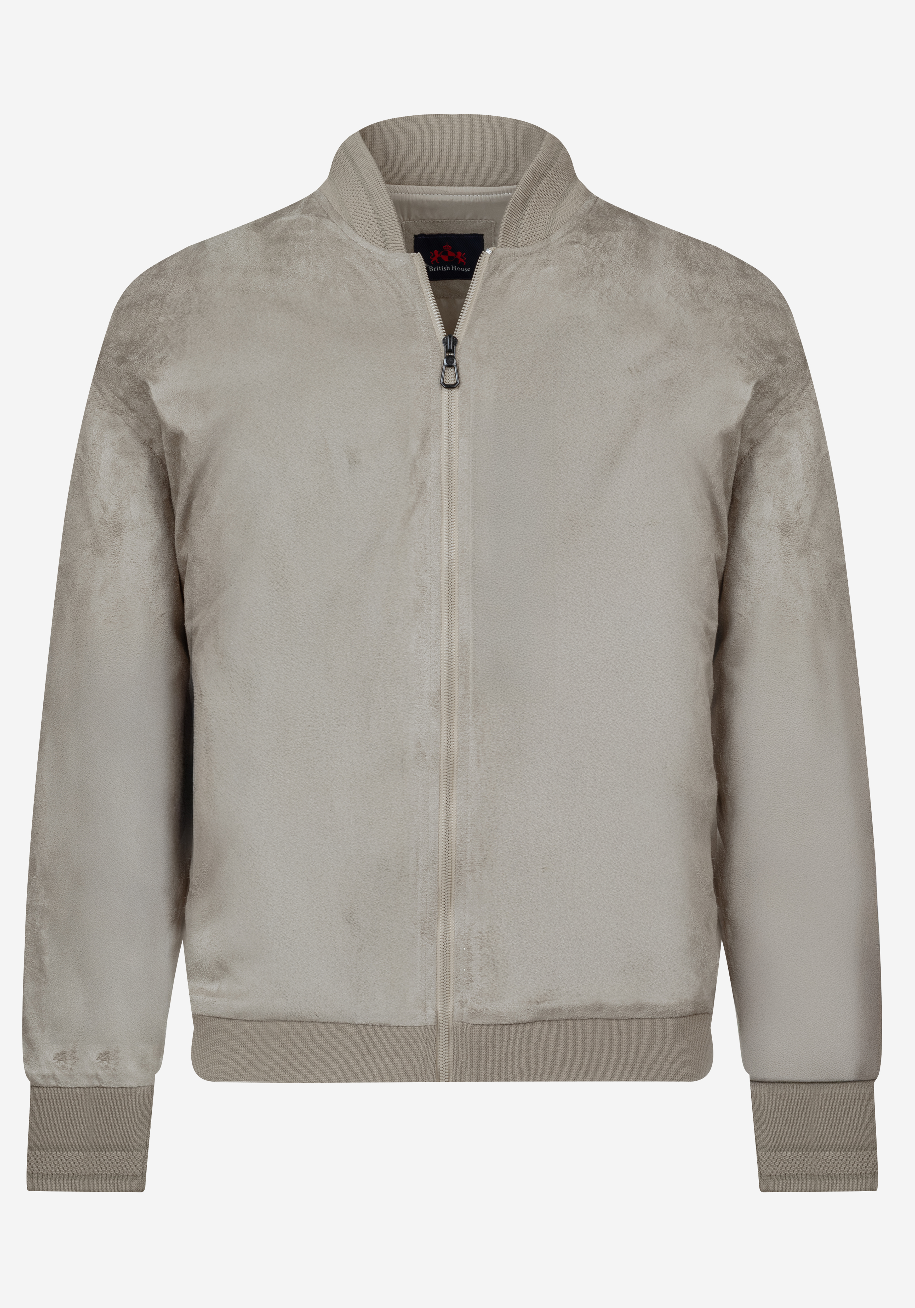 Ash Beige Suede Jacket