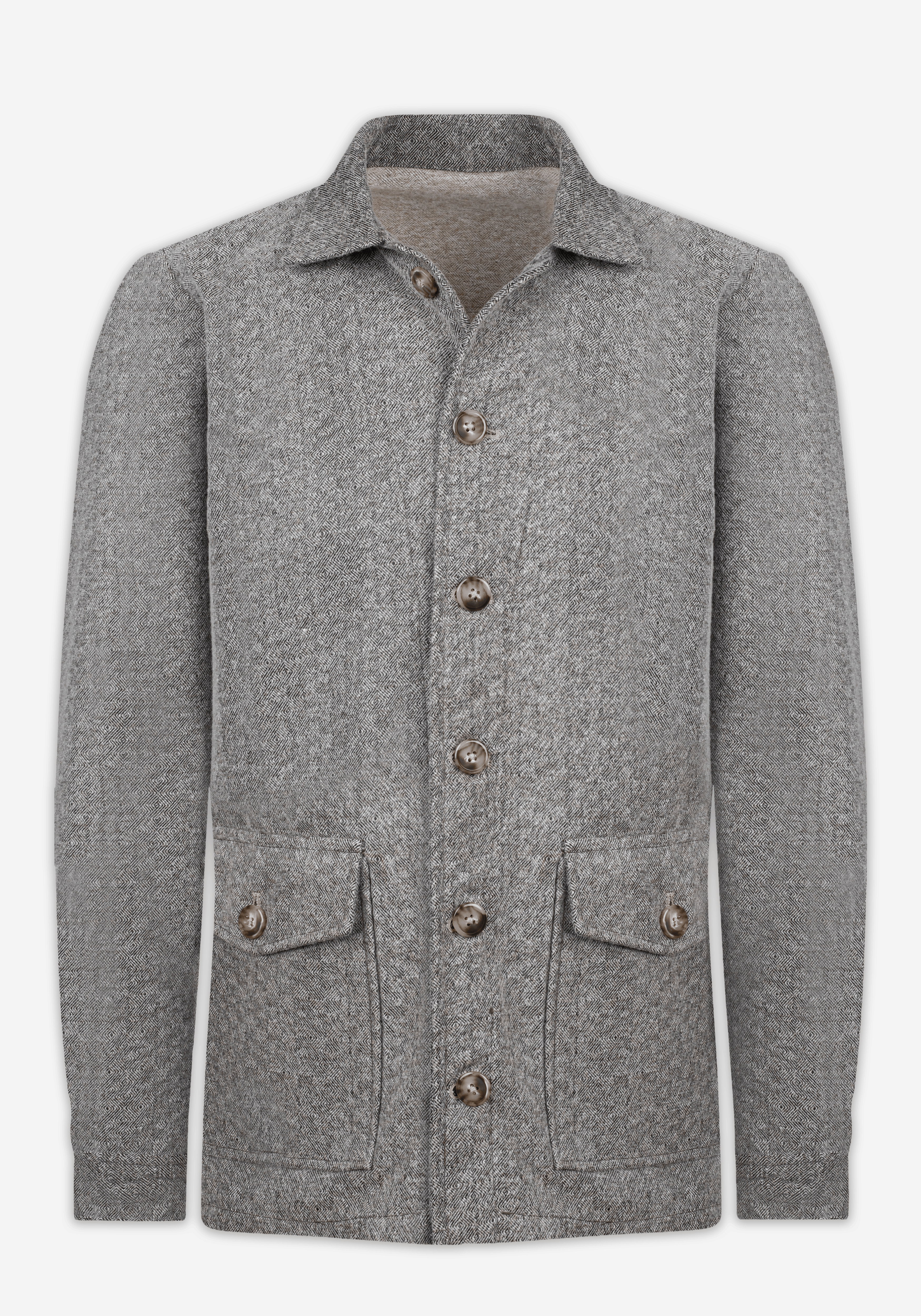 Heather Grey Overshirt