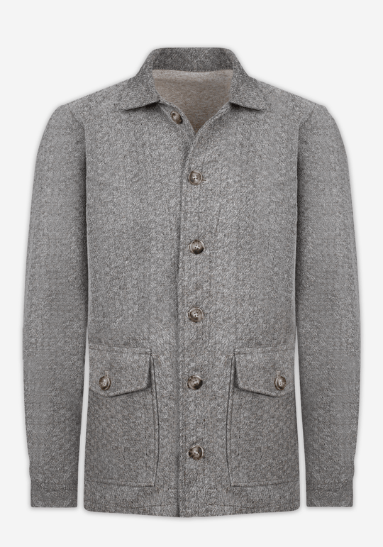 Heather Grey Overshirt