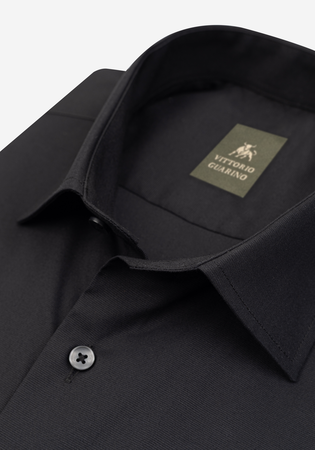 Jet Black Poplin Shirt