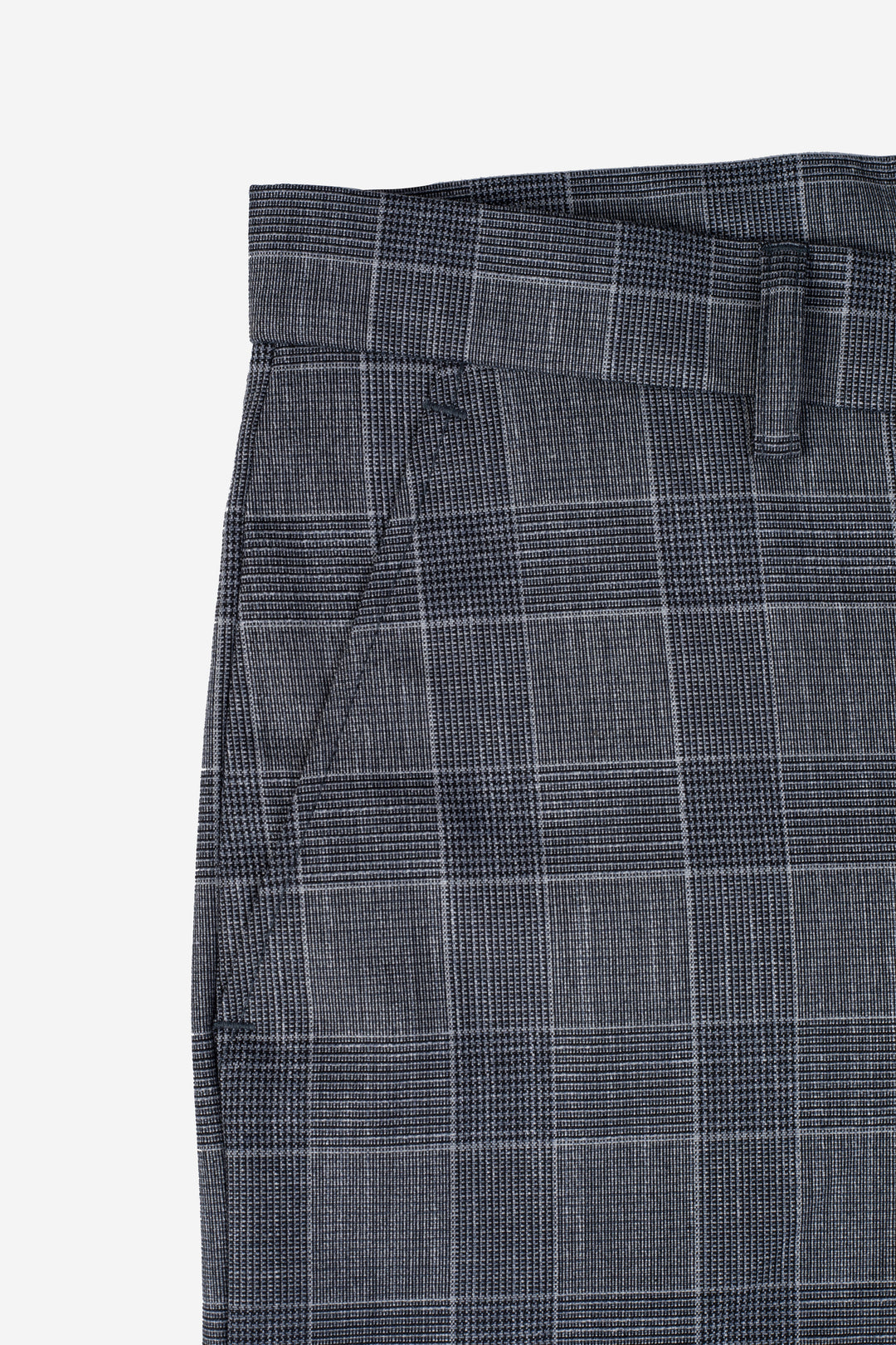 Gray Checked Pants