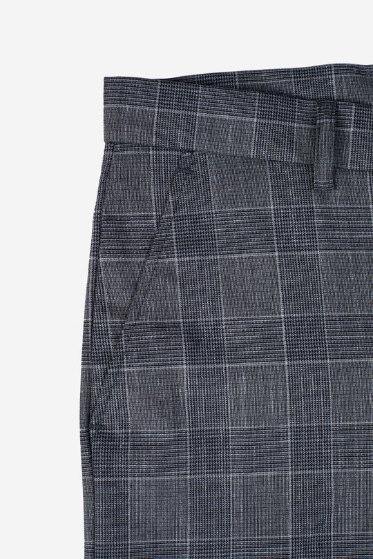Gray Checked Pants