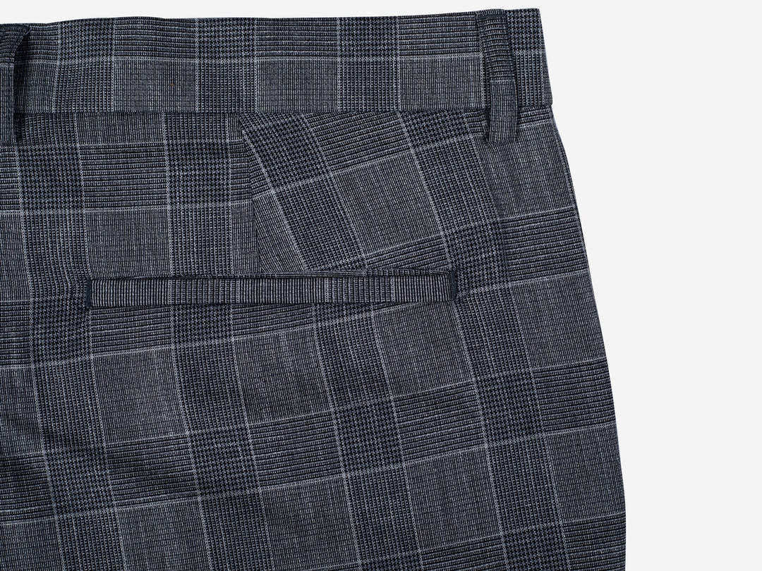 Gray Checked Pants