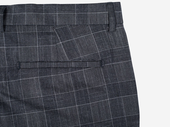 Gray Checked Pants