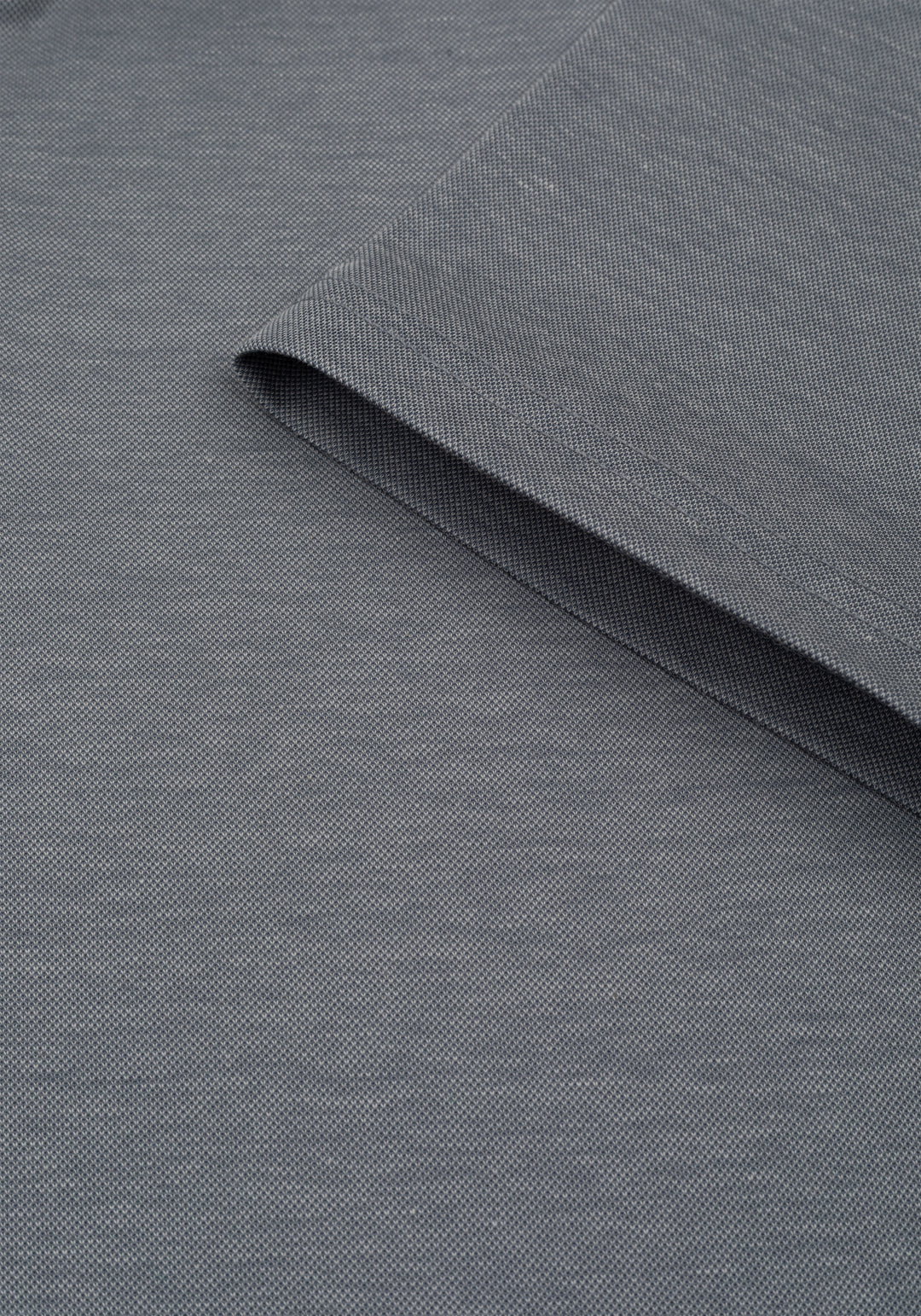 Light Grey Cotton Polo Shirt