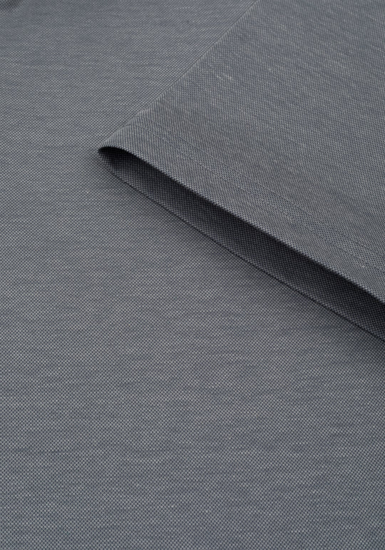 Light Grey Cotton Polo Shirt