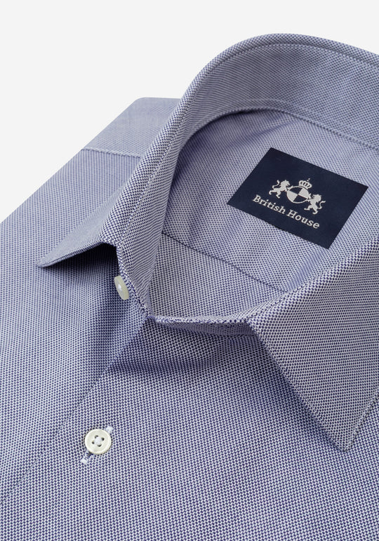 Dim Navy Oxford Shirt