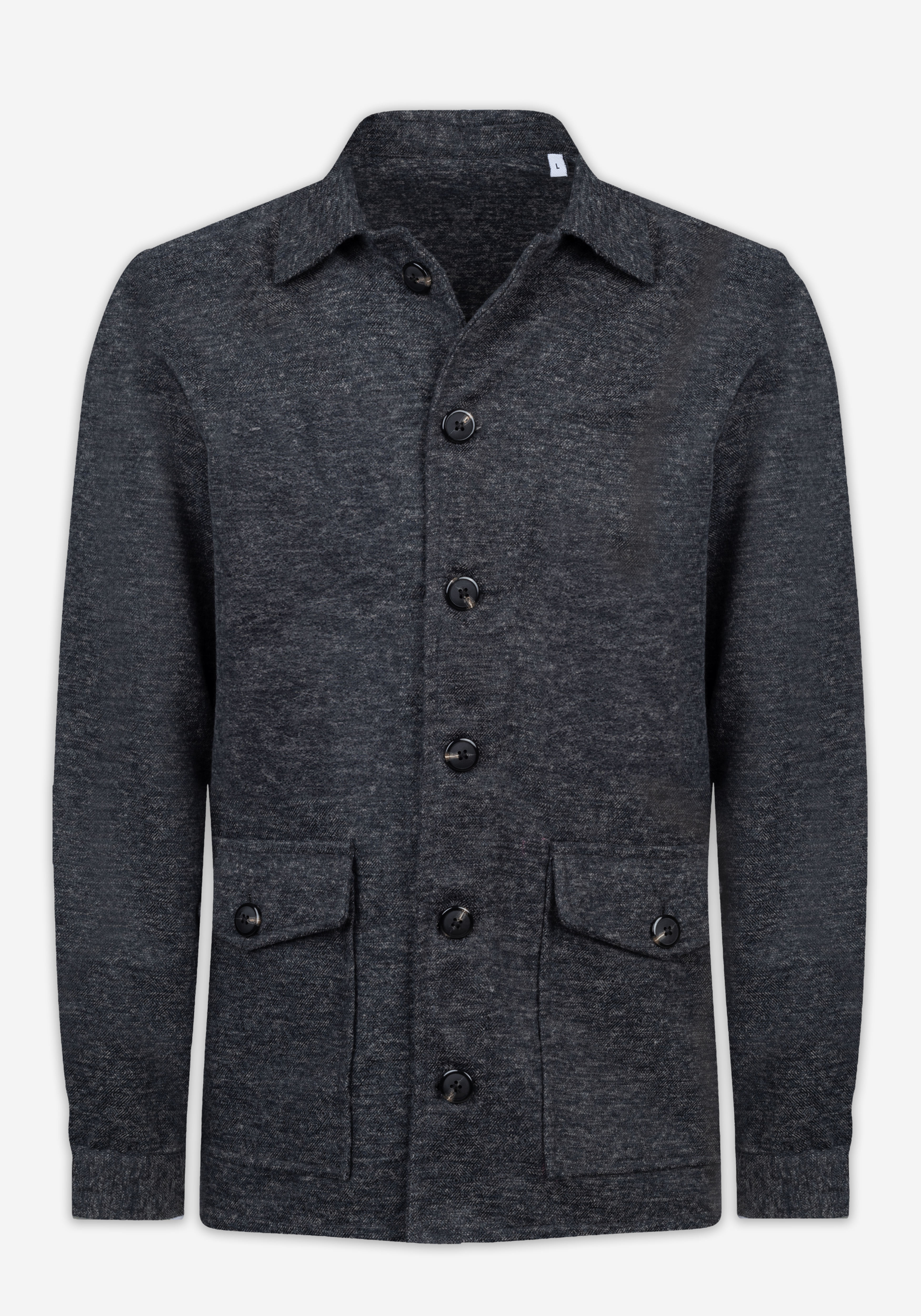 Charcoal Black Overshirt