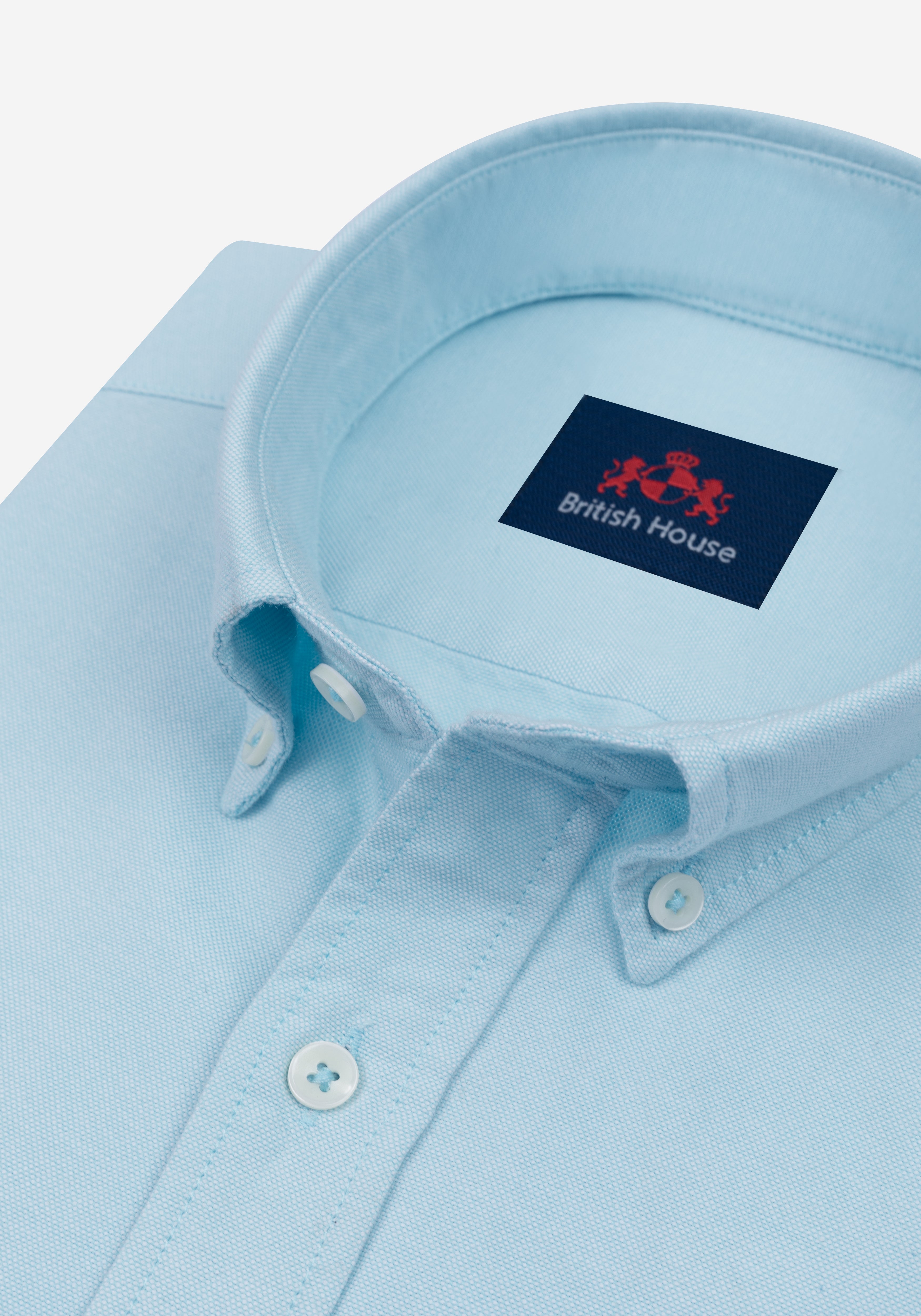 Ice Mint Washed Oxford Shirt