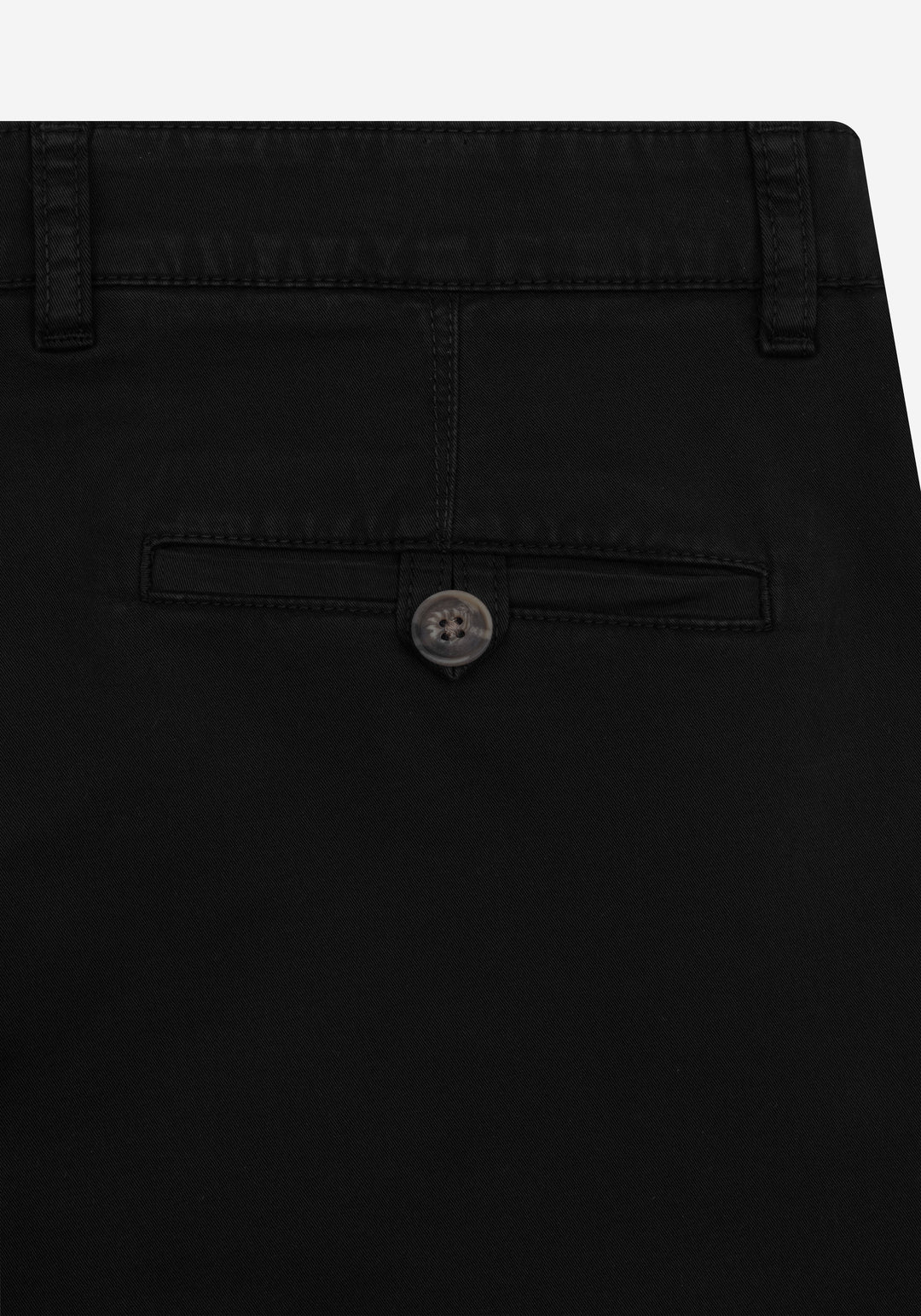 Pure Black Gabardine
