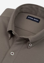 Cocoa Brown PiquÃ© Shirt