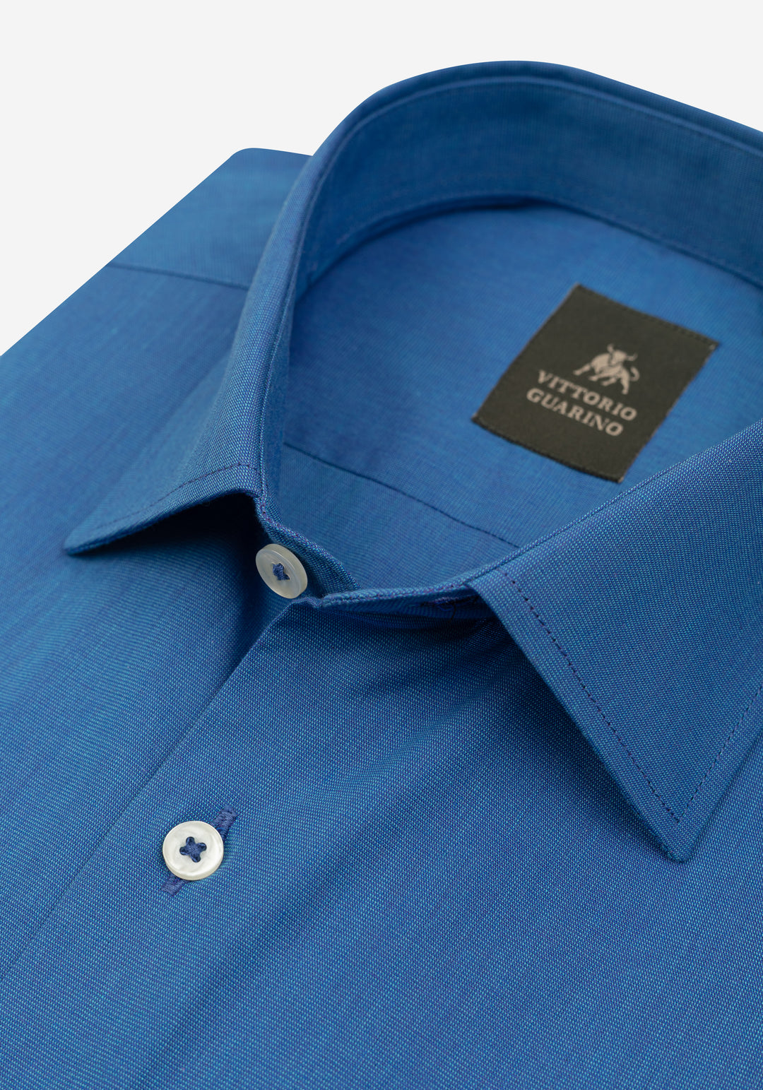 Deep Blue Poplin Shirt